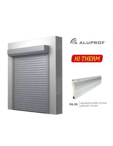 Brama rolowana 250x220 P55ELL Biała